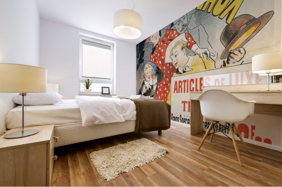 Halle Aux Chapeaux 1888 Poster by Jules Chéret Mural print