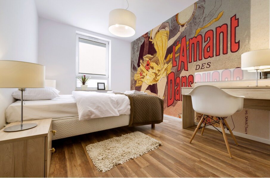 L’amant Des Danseuses 1896 Poster by Jules Chéret Mural print