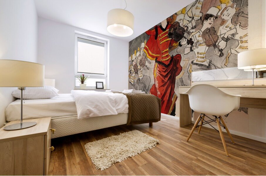 Les Dames Hongroise 1888 Poster by Jules Chéret Mural print