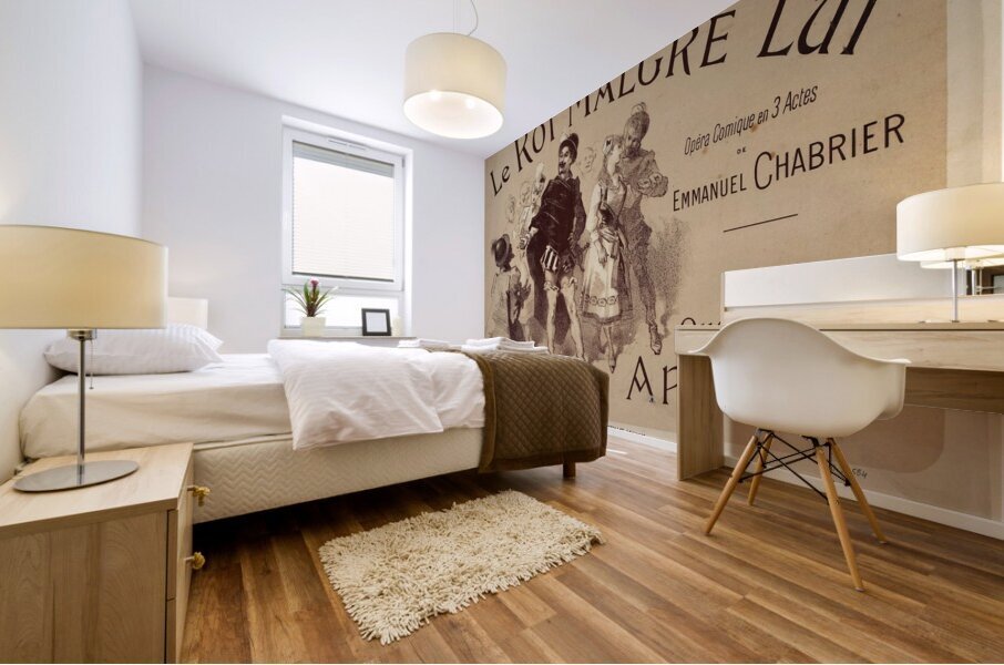 Le Roi Malgré Lui 1887 Poster by Jules Chéret Mural print