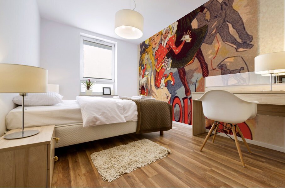 Magasins Du Louvre 1899 Poster by Jules Chéret Mural print