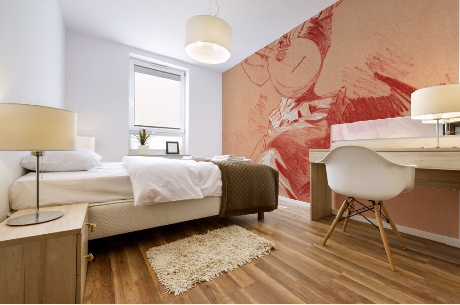 Maîtres de l’Affiche 1899 Illustration by Jules Chéret Mural print