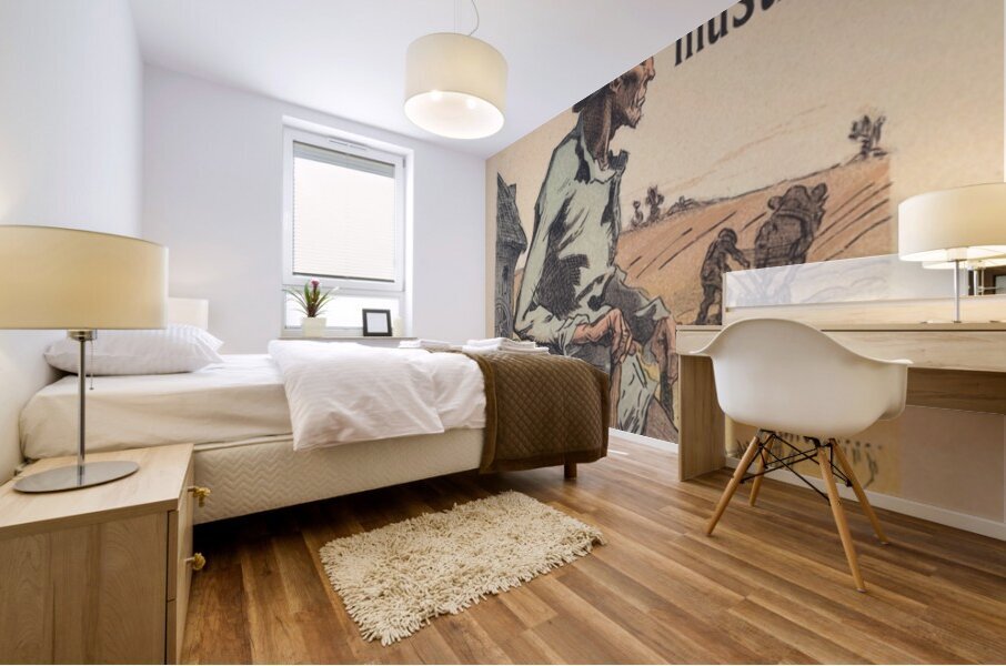 La Terre 1897 Poster by Jules Chéret Mural print