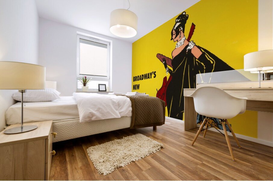 Breakfast at Tiffany’s 1966 Freddy Weltop American 20th Century  Artcraft Lithograph Poster Mural print