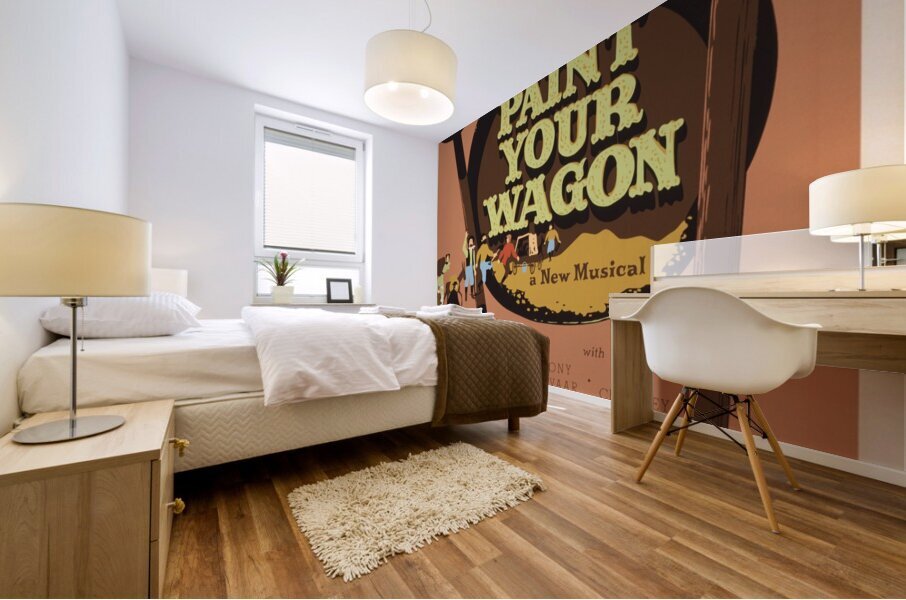 Paint your wagon 1951 Dick Dodge American 20th Century Artcraft Lithograph Poster 1905–1970 Mural print