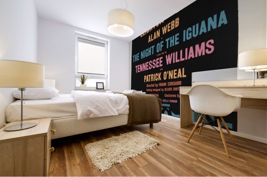 The Night of the iguana 1961 Artcraft Lithograph Poster 1905–1970 Mural print