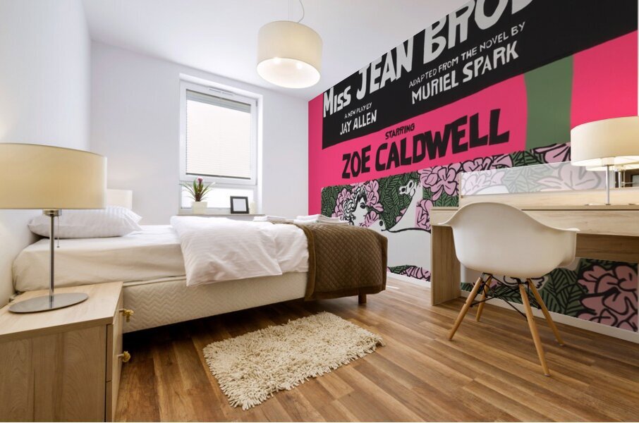 The Prime of Miss Jean Brodie 1968 Artcraft Lithograph Poster 1905–1970 Mural print