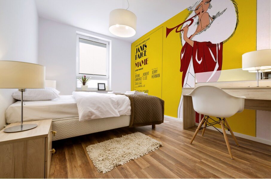 Mame 1965 Artcraft Lithograph Poster 1905–1970 Mural print