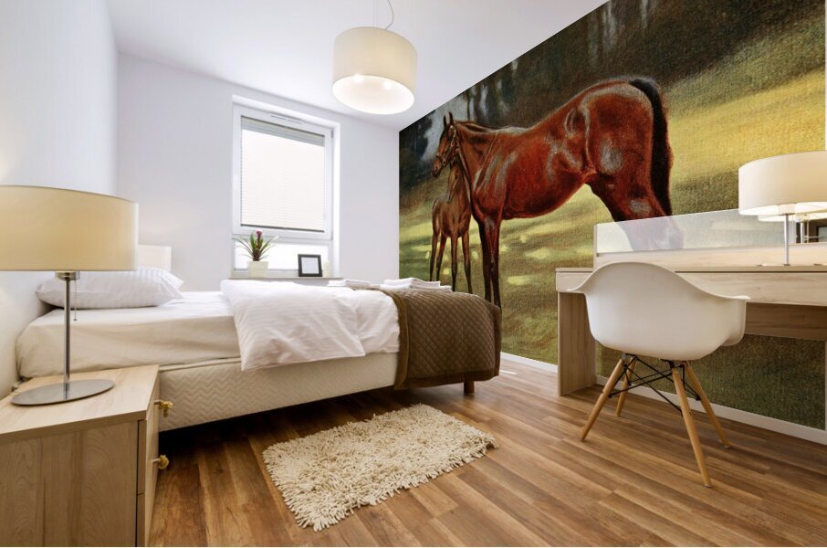 Perdita With Persimmon John Hanson Walker Jr. English 1844-1933 Mural print