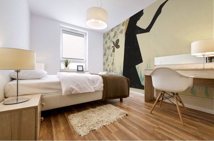 ‘Das Glück zu Dir ist sprungbereit …’ 1931  My Pictures Become Wilder and Wilder By John Elsas Mural print