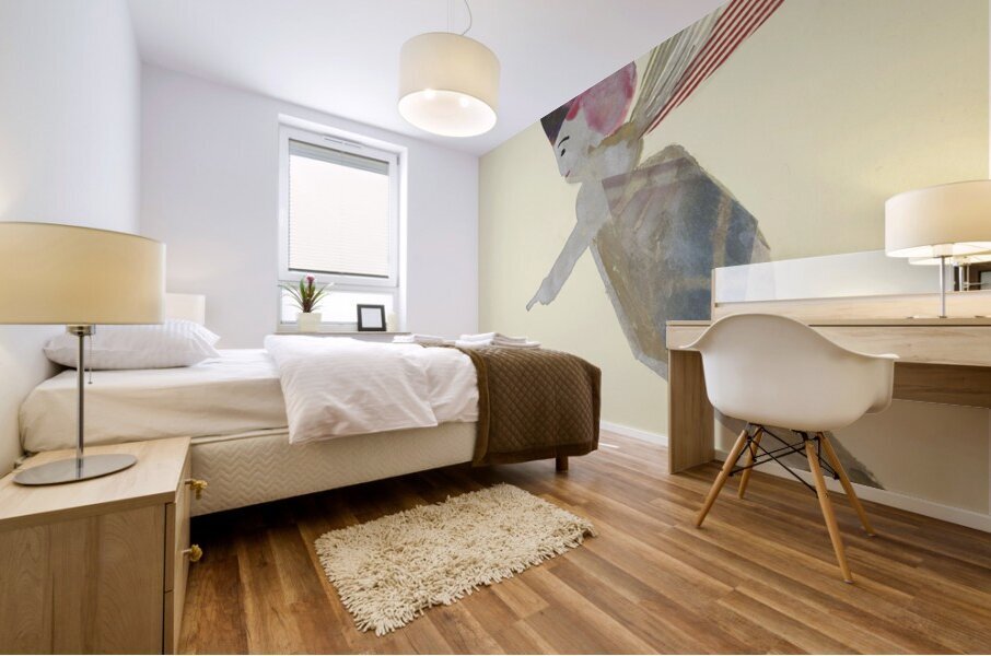 ‘Den falschen Engel …’ 1932  My Pictures Become Wilder and Wilder By John Elsas Mural print