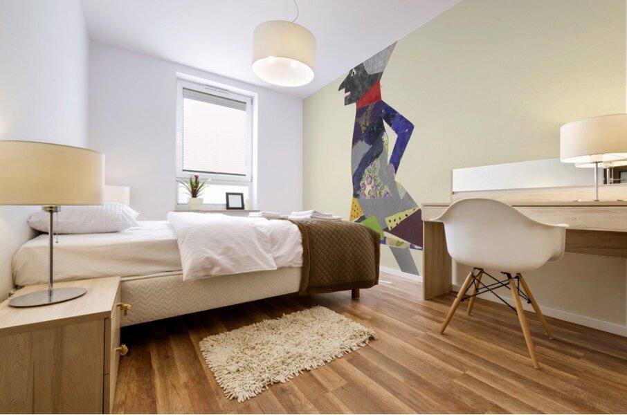 ‘Bei der Erbschaft war ich nicht begehrt …’ 1932  My Pictures Become Wilder and Wilder By John Elsas Mural print