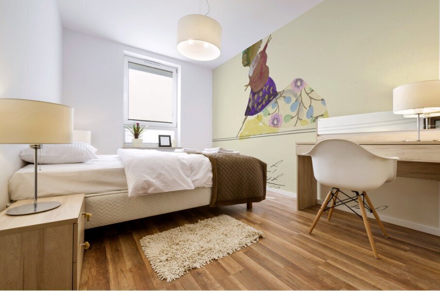 ‘Die da sagt …’ 1932  My Pictures Become Wilder and Wilder By John Elsas Mural print