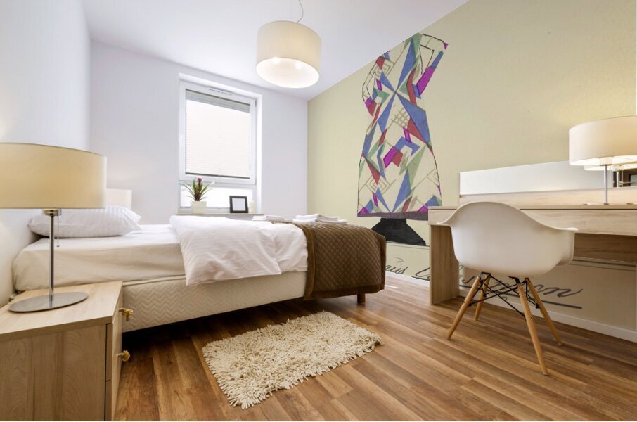 ‘Er stammt aus Abesinion …’ 1931  My Pictures Become Wilder and Wilder By John Elsas Mural print