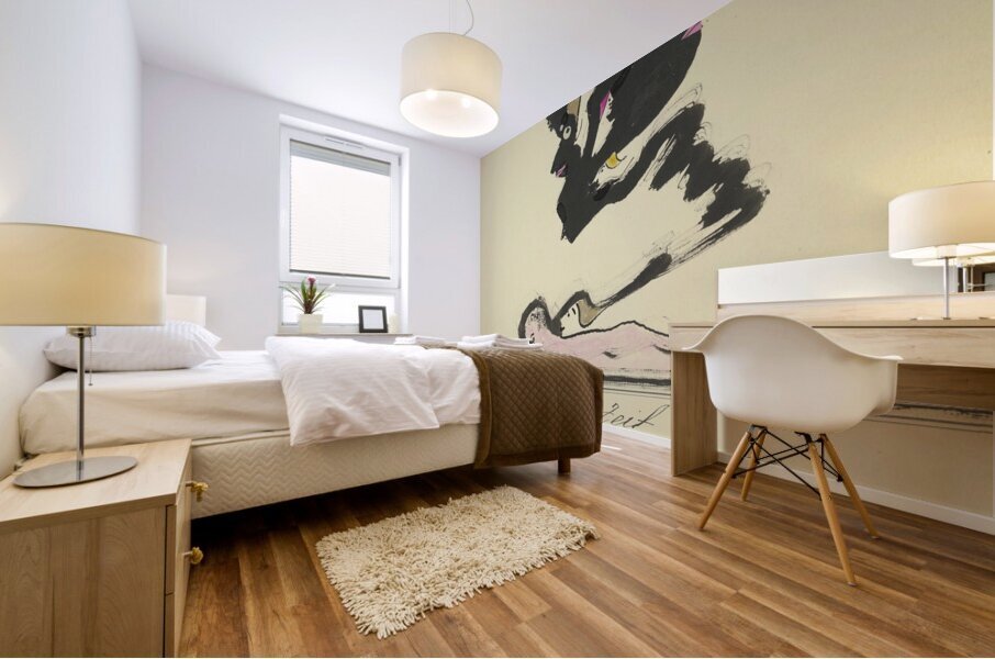 ‘Es hat die Zeit…’ 1931  My Pictures Become Wilder and Wilder By John Elsas Mural print