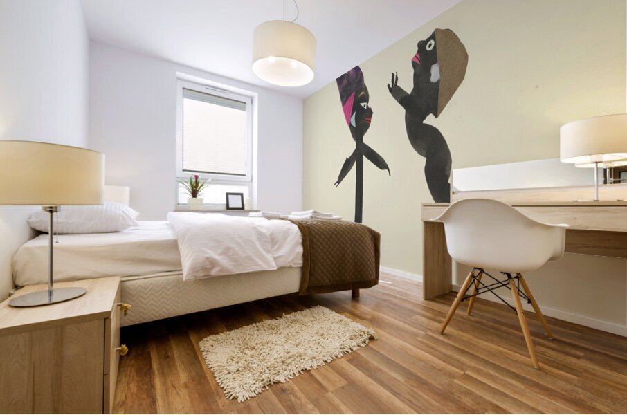 ‘Hier ist das Sinnbild von dem Paar …’ 1932  My Pictures Become Wilder and Wilder By John Elsas Mural print