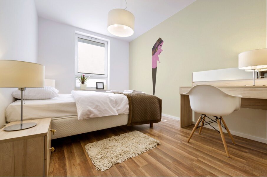 ‘Hier ist zu sehen das Sorgenkind …’ 1932  My Pictures Become Wilder and Wilder By John Elsas Mural print