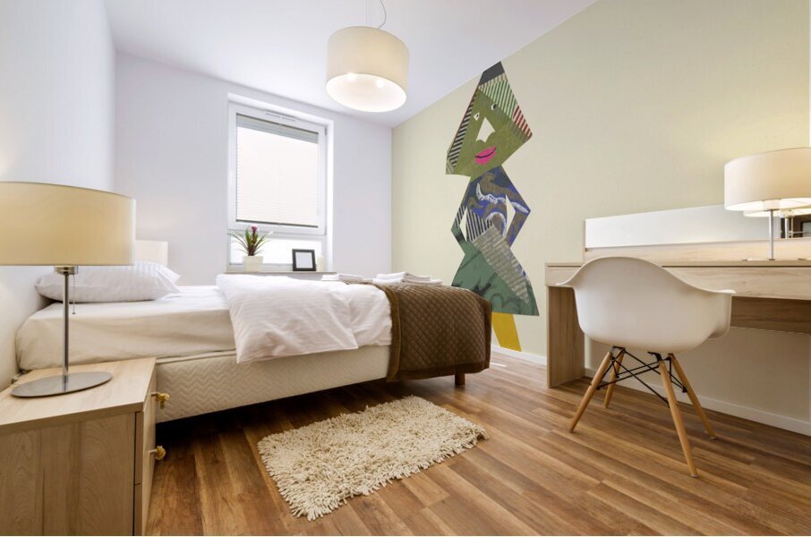 ‘Ich werde nicht den Mut verlieren …’ 1932  My Pictures Become Wilder and Wilder By John Elsas Mural print