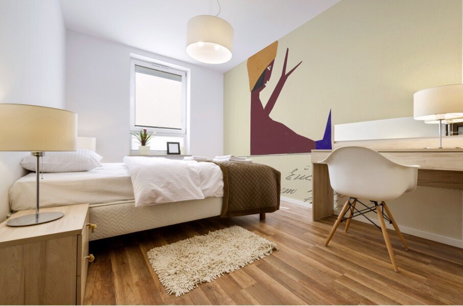 ‘Ich sage Euch mit meinem Mund …’ 1932  My Pictures Become Wilder and Wilder By John Elsas Mural print