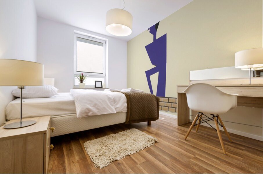 ‘Ist man aus Stein …’ 1932  My Pictures Become Wilder and Wilder By John Elsas Mural print