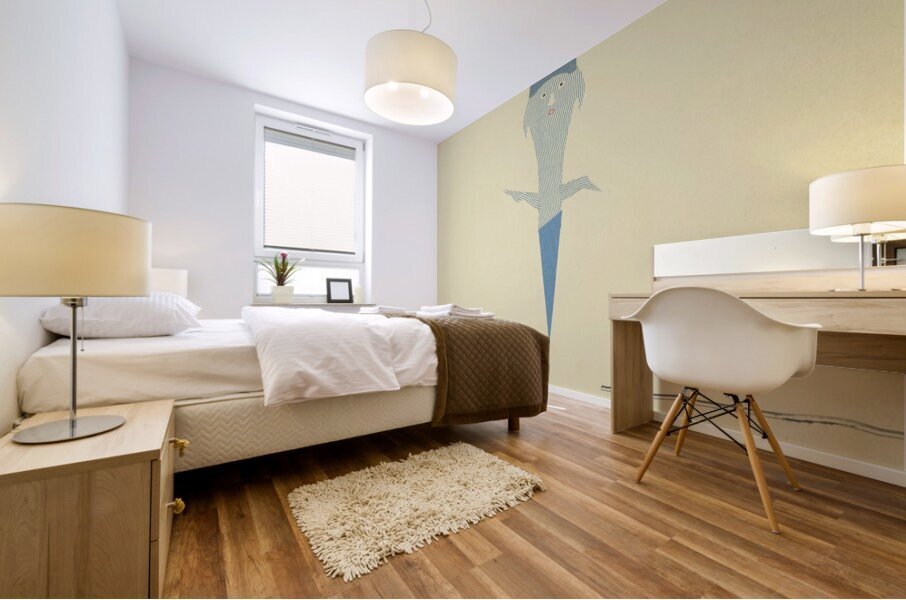 ‘Ist das Wunder kommbereit …’ 1932  My Pictures Become Wilder and Wilder By John Elsas Mural print