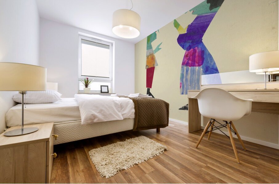 ‘Reisen die Bilder über die Schweiz …’ 1931  My Pictures Become Wilder and Wilder By John Elsas Mural print