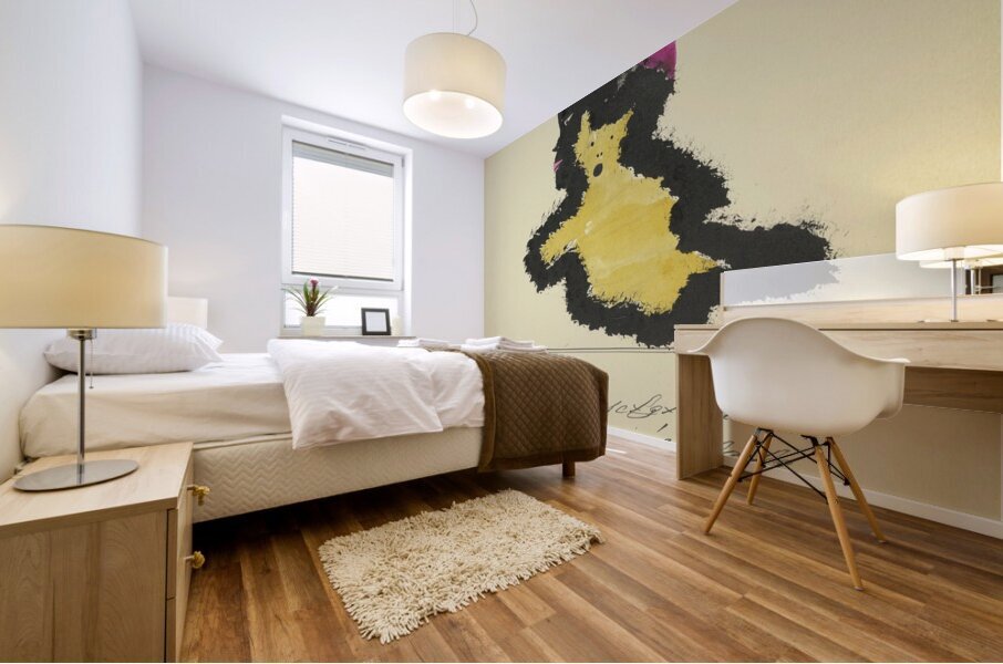 ‘Sie sucht jetzt für Dein Herz ein Platz …’ 1932  My Pictures Become Wilder and Wilder By John Elsas Mural print