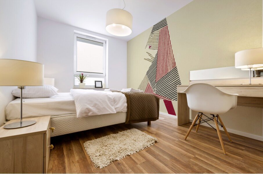 ‘Sagt man ‘schöne Frau und feiner Mann’ …’ 1931  My Pictures Become Wilder and Wilder By John Elsas Mural print