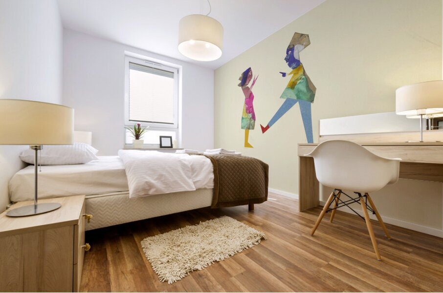 ‘Und will ein Mann ein Weib studieren …’ 1932  My Pictures Become Wilder and Wilder By John Elsas Mural print