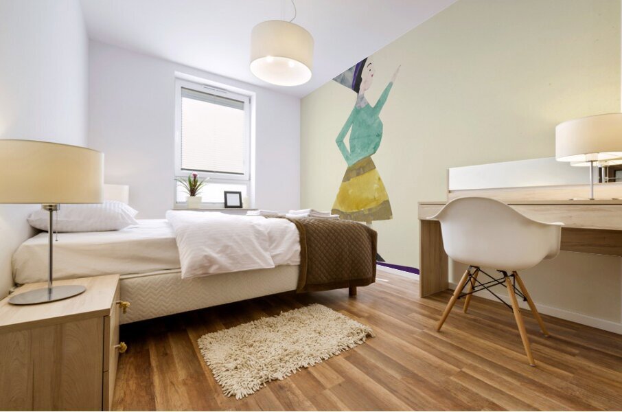 Untitled 1932  My Pictures Become Wilder and Wilder By John Elsas Mural print