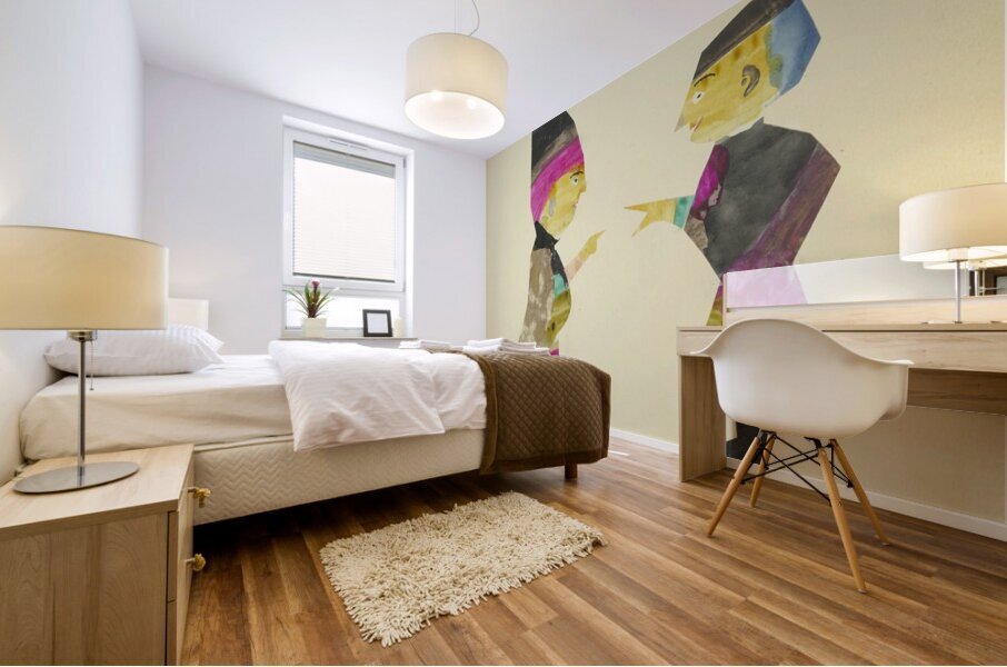 ‘Uns hat eine Kunst geboren …’ 1932  My Pictures Become Wilder and Wilder By John Elsas Mural print