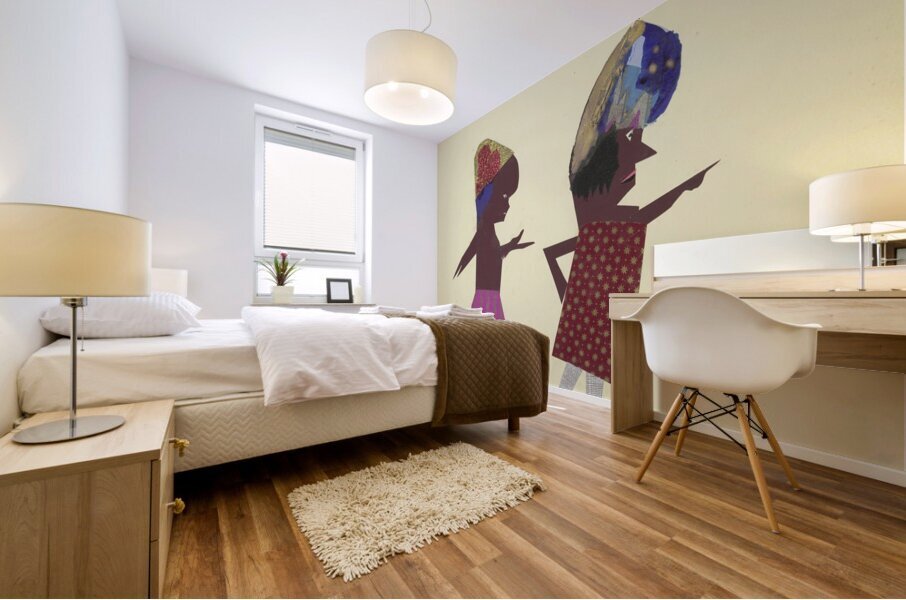 ‘Sieh Kind …’ 1932  My Pictures Become Wilder and Wilder By John Elsas Mural print