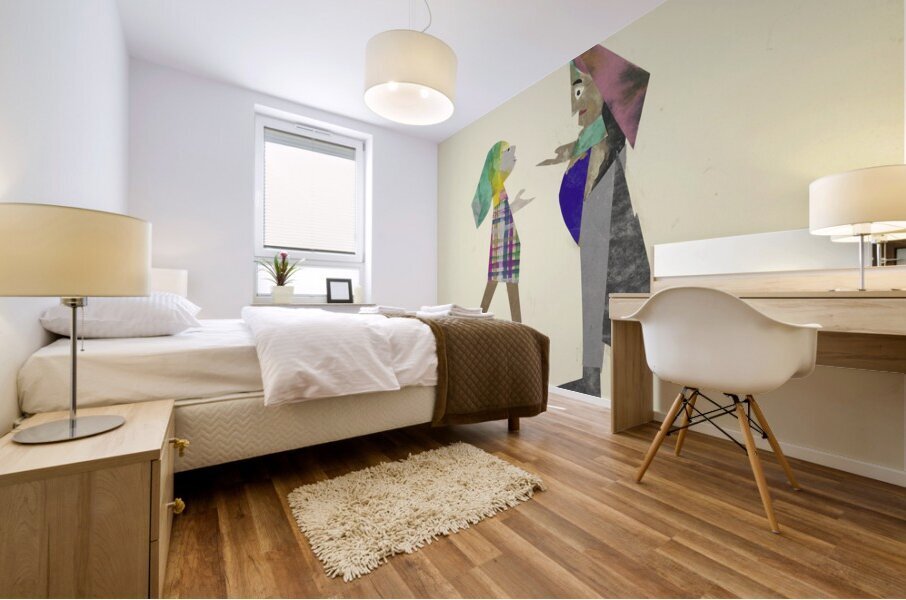 ‘Was das Glück Dir gibt mein Sohn …’ 1932  My Pictures Become Wilder and Wilder By John Elsas Mural print