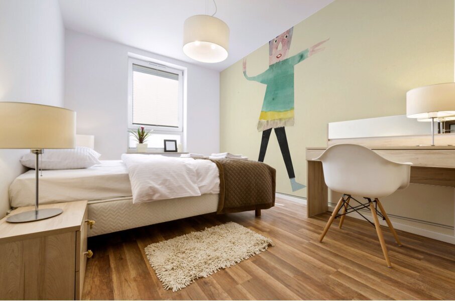 ‘Vom richtig denkenden Bauermann …’ 1932  My Pictures Become Wilder and Wilder By John Elsas Mural print