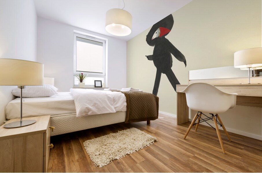 ‘Wenn das Weib ist die Verführerin …’ 1932  My Pictures Become Wilder and Wilder By John Elsas Mural print