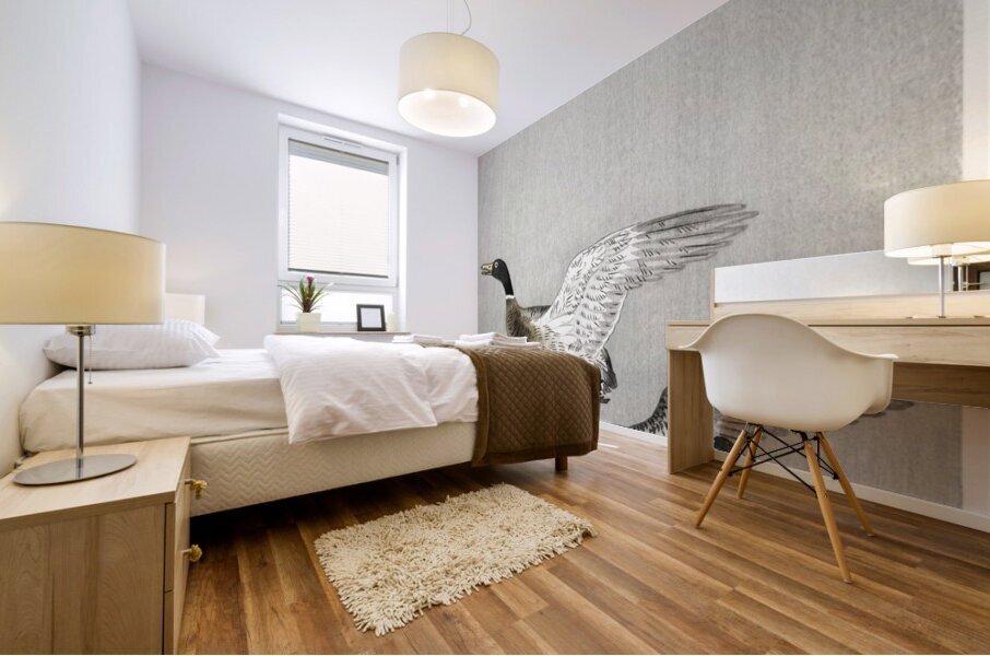 Couple of ducks 1900 - 1936 by Ohara Koson 1877-1945. Mural print