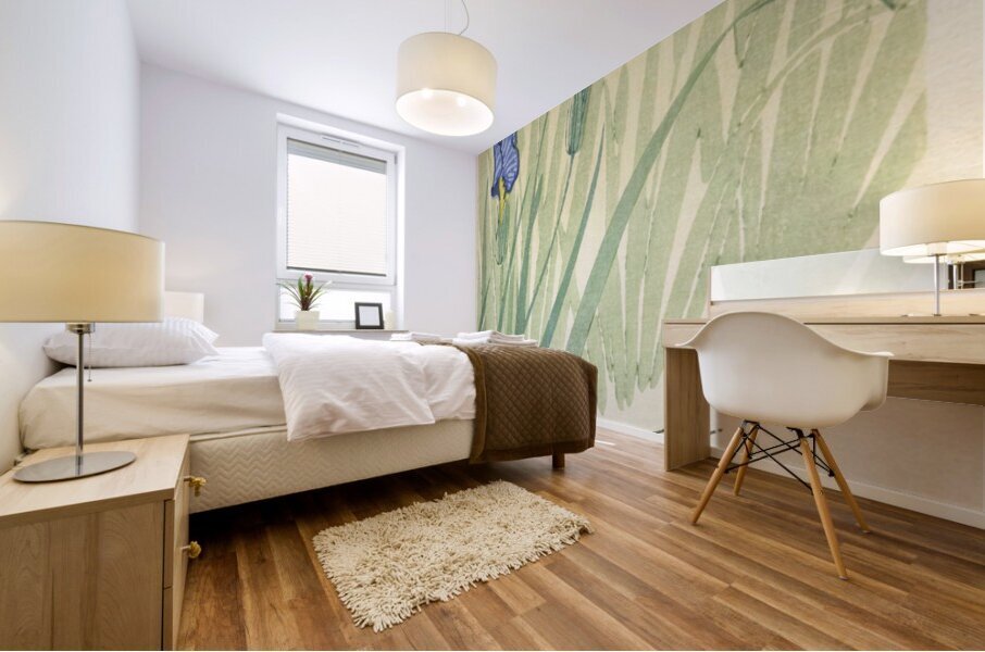 Egret 1925 - 1936 by Ohara Koson 1877-1945. Mural print