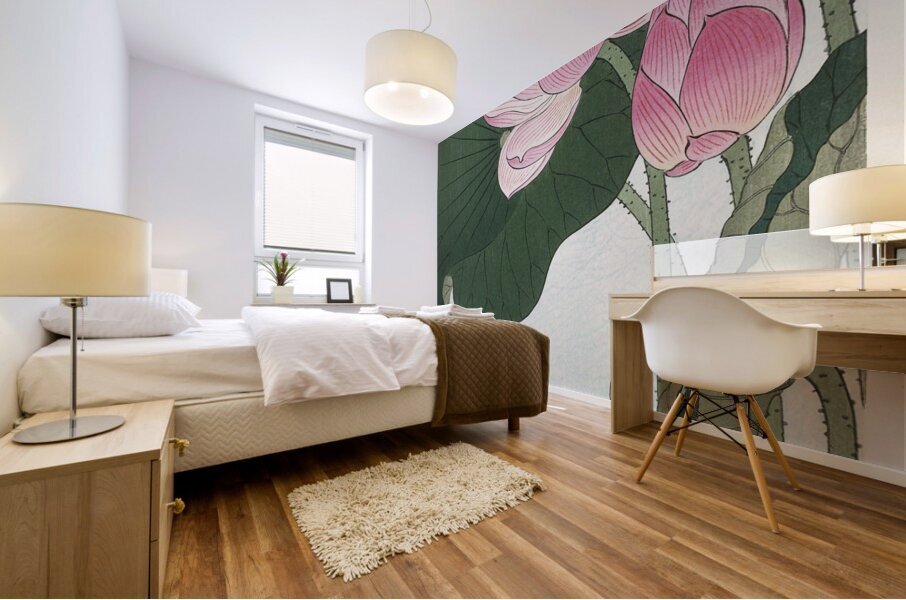 Mandarin ducks 1925 - 1936 by Ohara Koson 1877-1945. Mural print