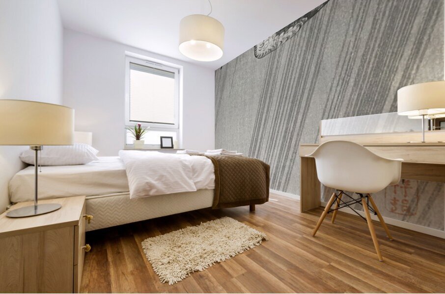 Cuckoo in storm 1925 - 1936 by Ohara Koson 1877-1945. Mural print