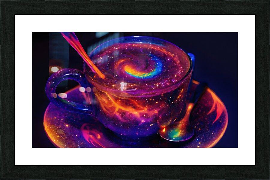  Cosmic Coffee Mug By ISHISH Picture Frame print