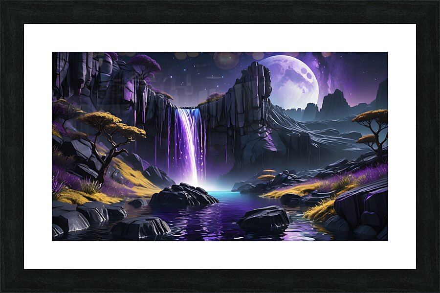 Unknown Planet By ISHISH Picture Frame print