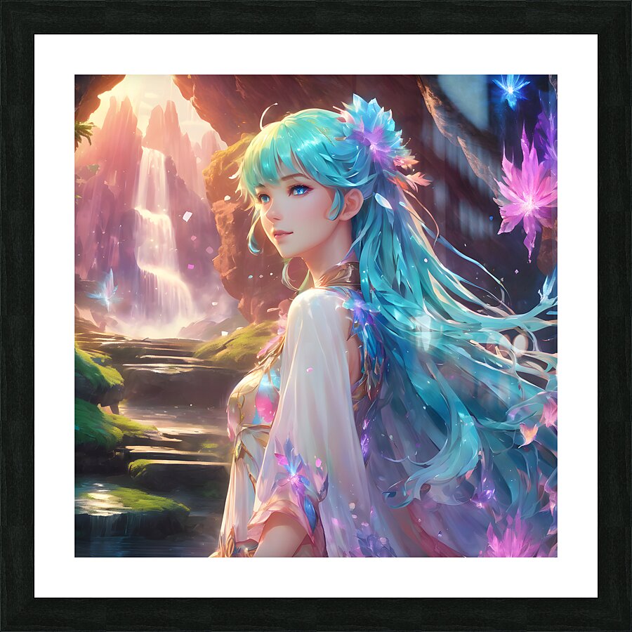 Spirit Girl By ISHISH Picture Frame print