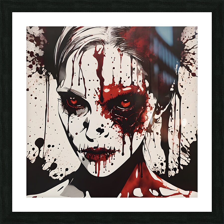 Blood Soaked Zombie By ISHISH Impression et Cadre photo