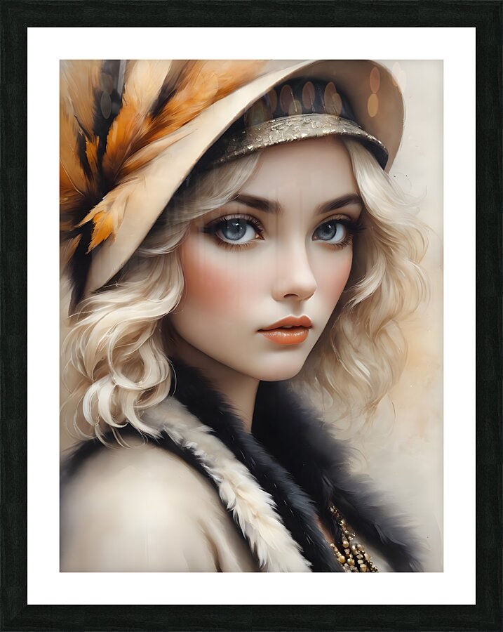 Agatha Moreira Likeness By ISHISH Picture Frame print