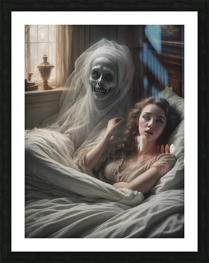 A Spine Chilling Day In Bed By ISHISH Picture Frame print