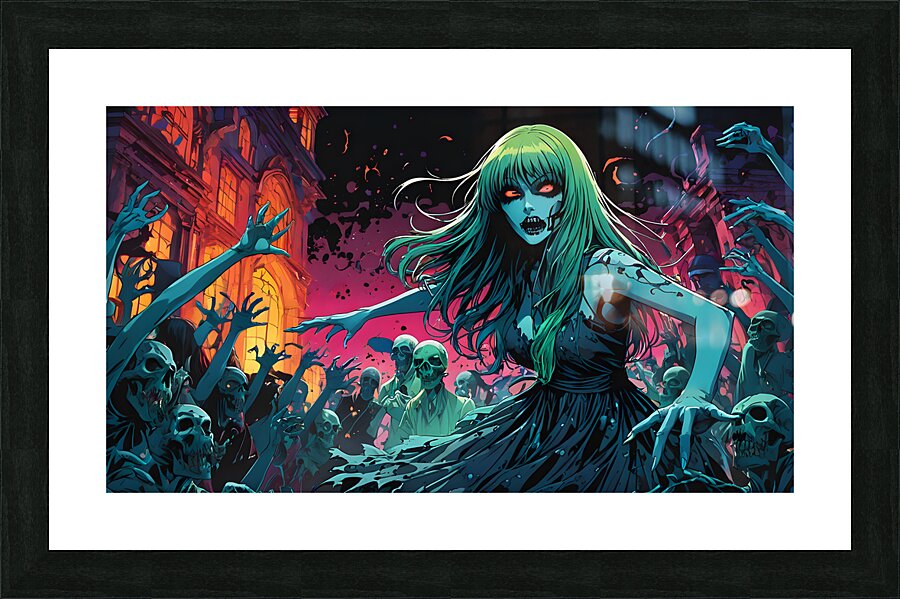 Living Dead Fresh Out Of The Grotto By ISHISH Picture Frame print