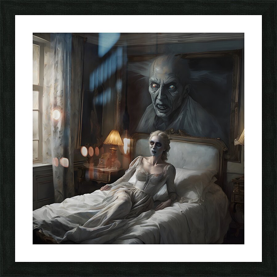 Ghost Nightmare By ISHISH Picture Frame print