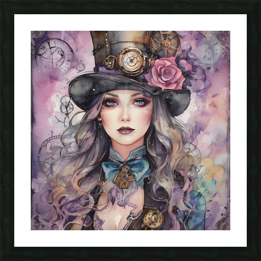 Lady Dreamy By ISHISH Picture Frame print