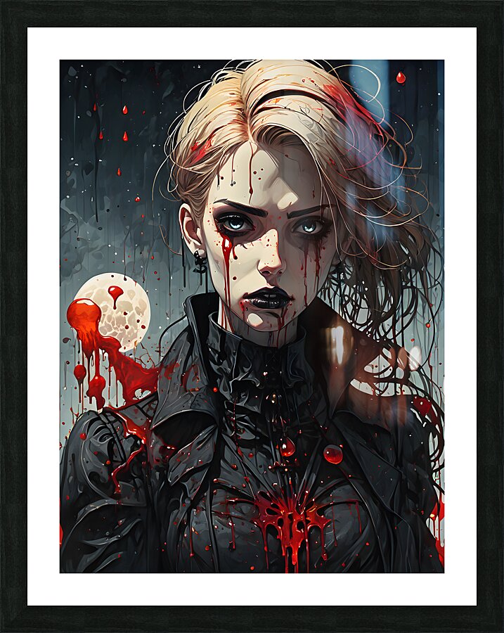 Gothic Ghost By ISHISH Picture Frame print