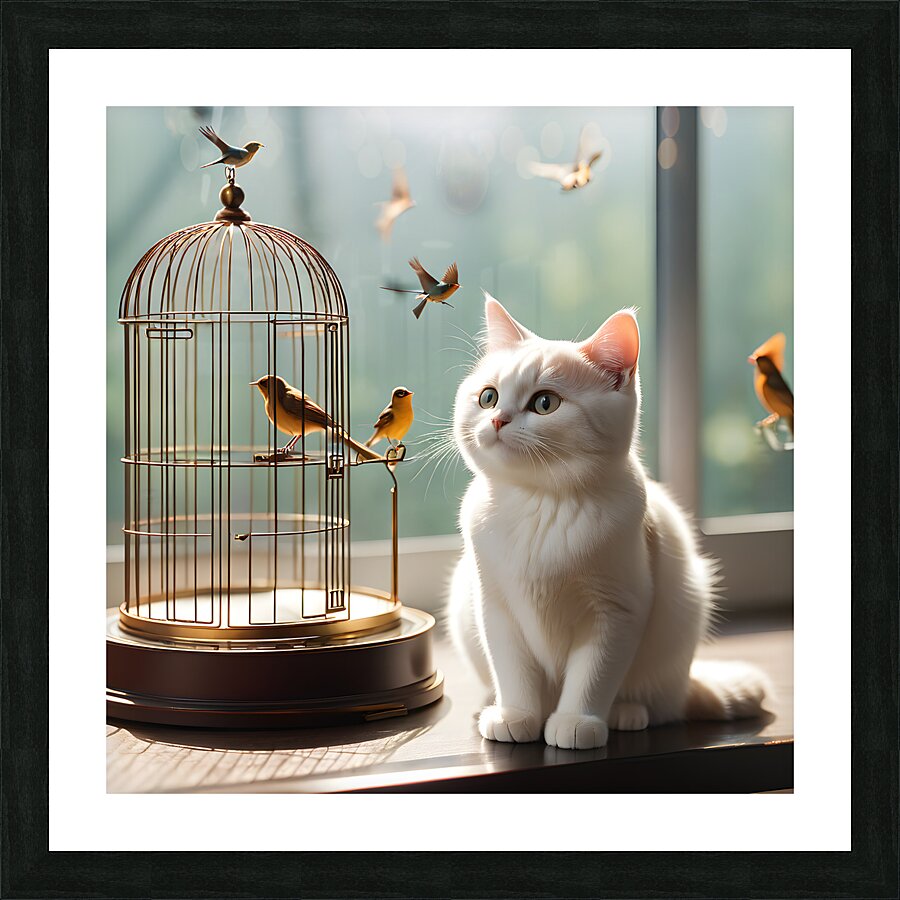 Its My Birdie By ISHISH Picture Frame print